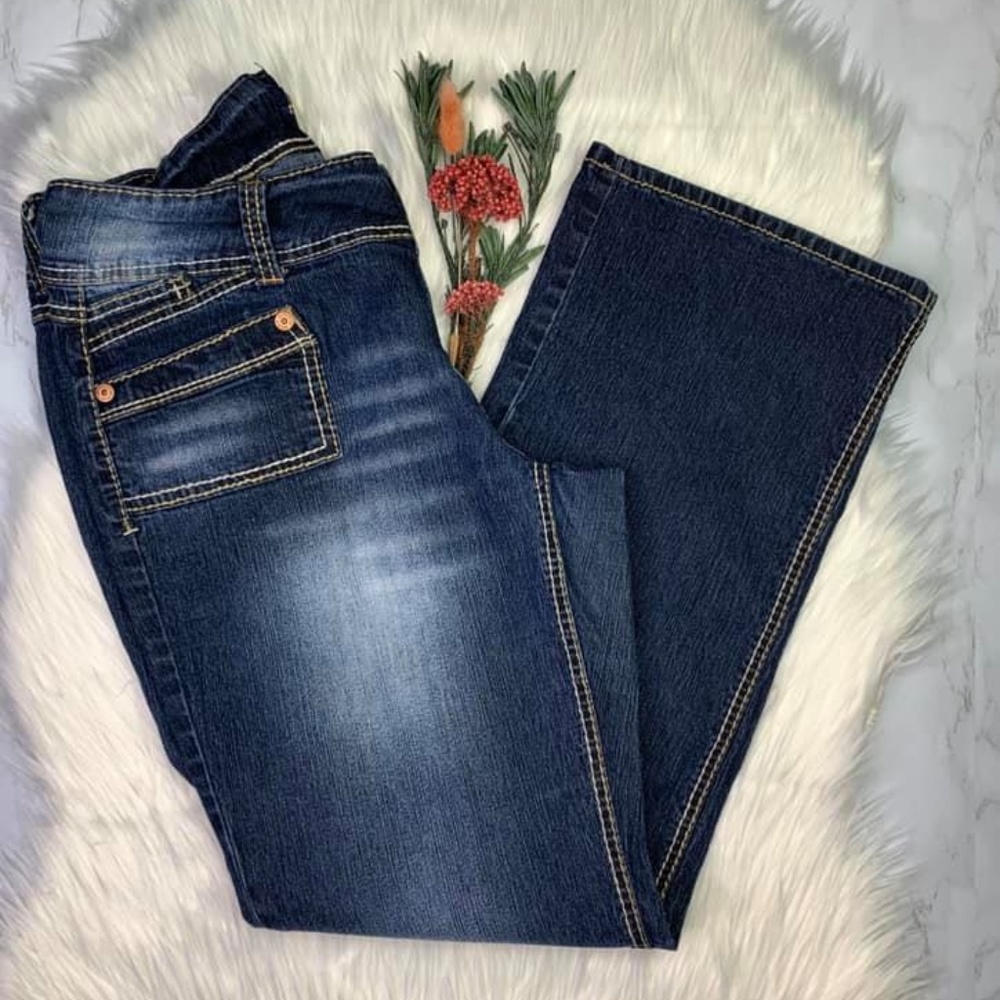 Angels Jeans Boot Cut Stretch Size 16